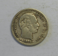 Dánsko 10 Öre 1874 Christian