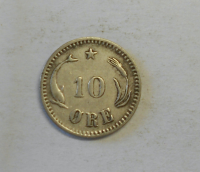 Dánsko 10 Öre 1874 Christian