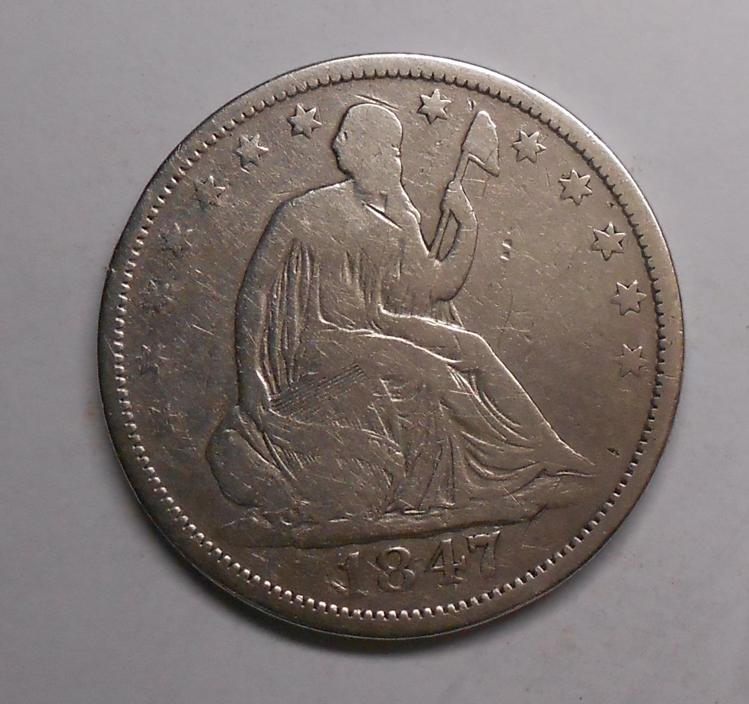 USA 1/2 Dolar 1847 „O“