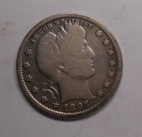 USA 1/4 Dolar 1897