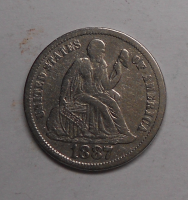 USA 10 Cent 1887 S