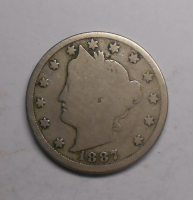USA 5 Cent 1887