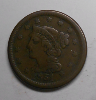 USA One Cent 1851