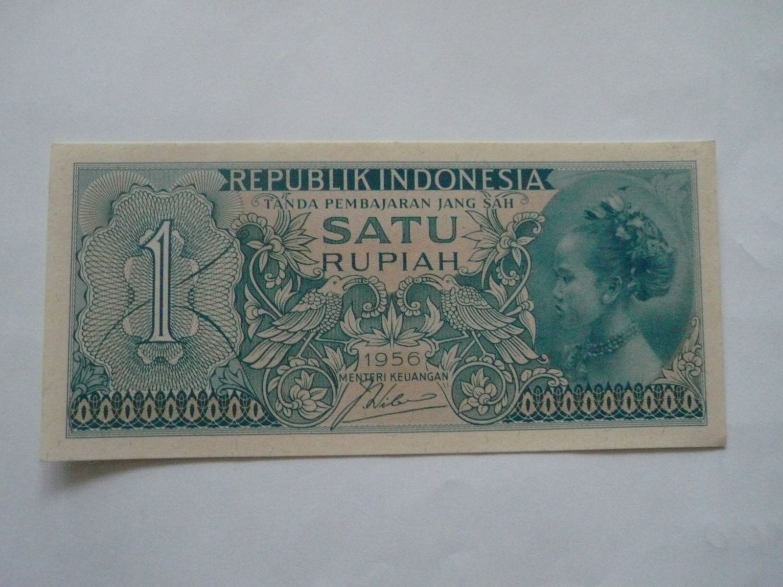 1 Rupie, 1956, Indonesie
