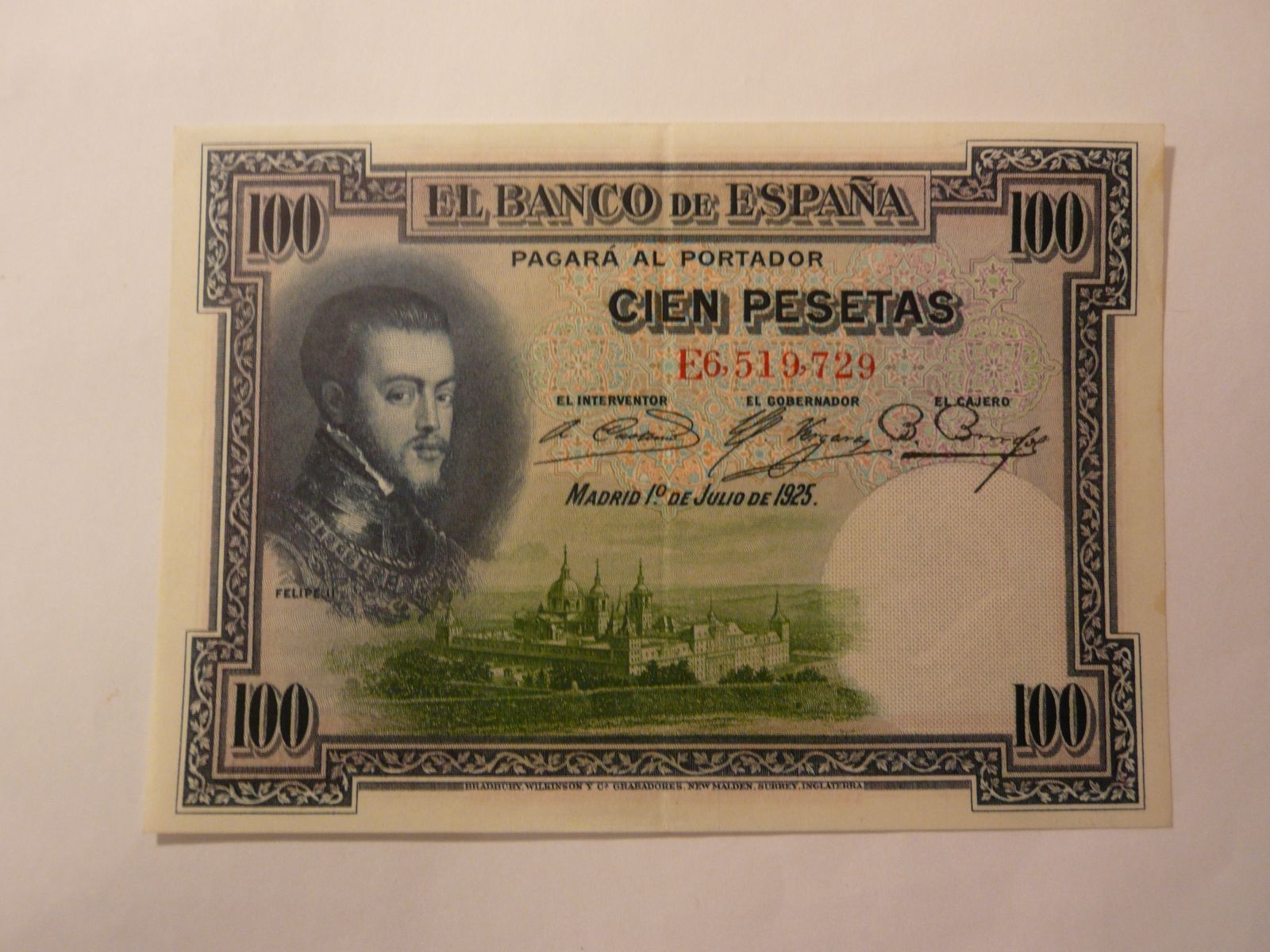 100 Peseta, 1925, Španělsko