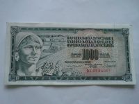 1000 Dinár, 1981, Jugoslavie