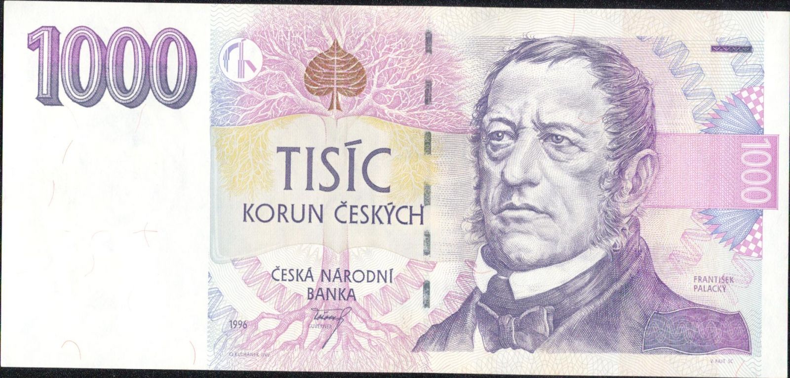 1000Kč/1996/, stav UNC, série D