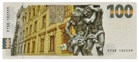 100Kč(2022-Karel Engliš), stav UNC, druhá pamětní bankovka ČR, uložena v originálním balení ČNB