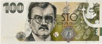 100Kč(2022-Karel Engliš), stav UNC, druhá pamětní bankovka ČR, uložena v originálním balení ČNB