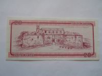 20 Pesos, pevnost červená, Kuba