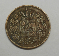Bavorsko 2 Pfenik 1866