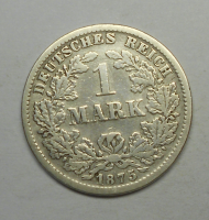 Německo 1 Marka 1875 F