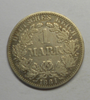 Německo 1 Marka 1881 A