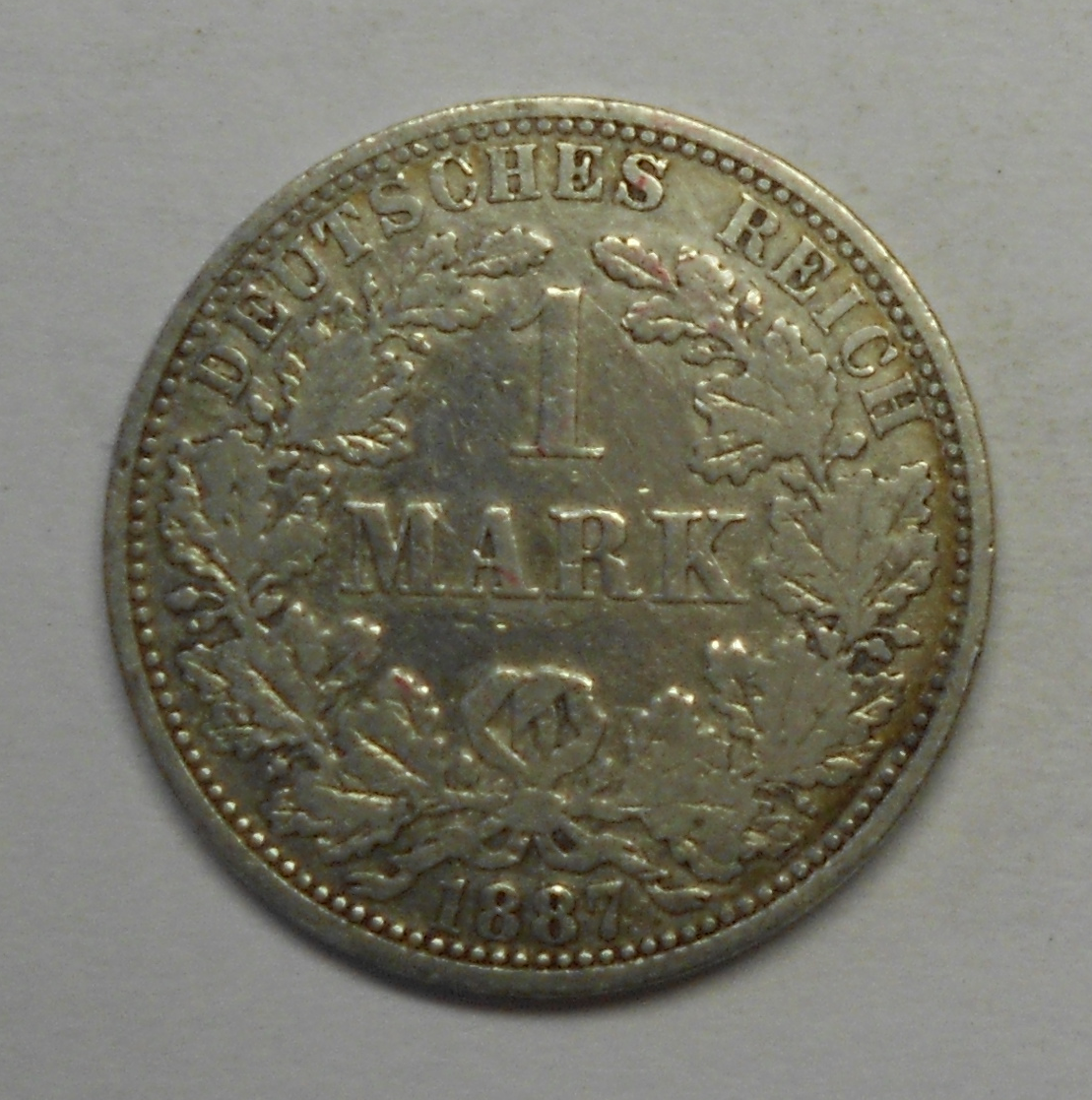 Německo 1 Marka 1887 A