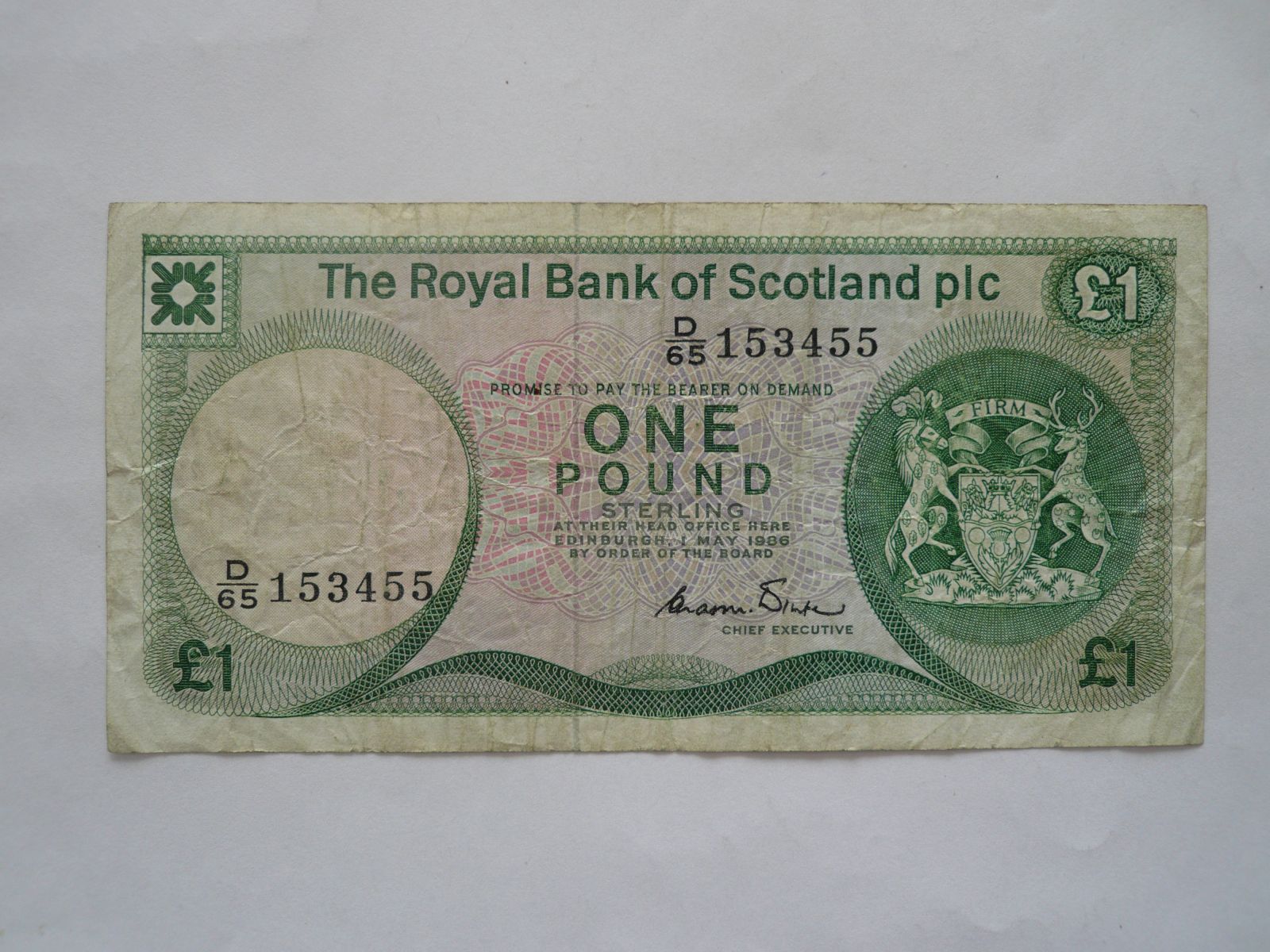 1 Pound, 1986, Skotsko