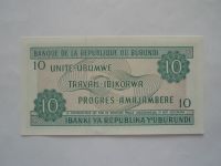 10 Frank, 1991, Burundi