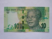 10 Rand, Mandela, Jihoafrická republika