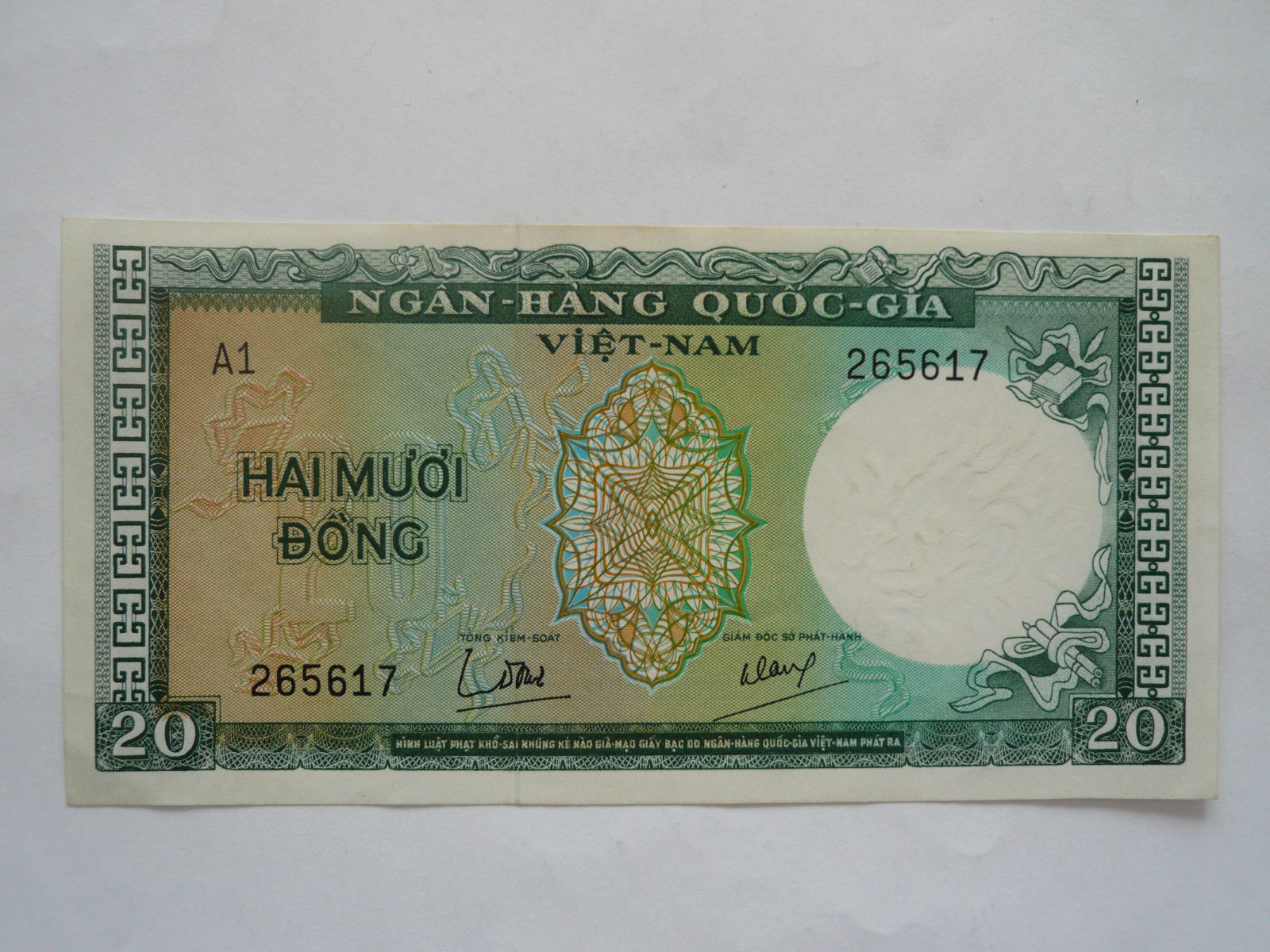 20 Dong, 1964, Jižní Vietnam