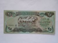 25 Dinars, koně, Irák