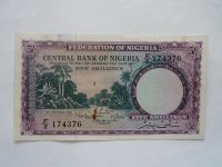5 Schilings, 1958, Nigerie