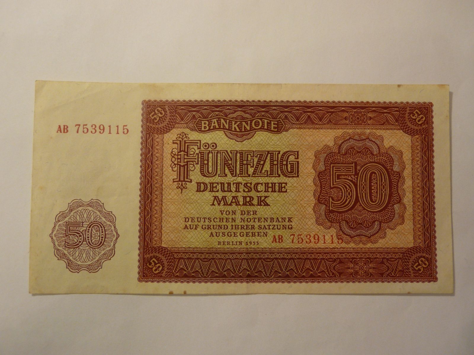 50 Marek, 1955, Německo