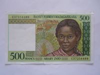 500 Frank, pastevci, Madagaskar
