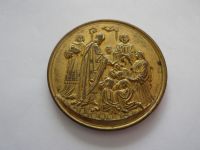 křestní medaile žehnající biskup, Německo