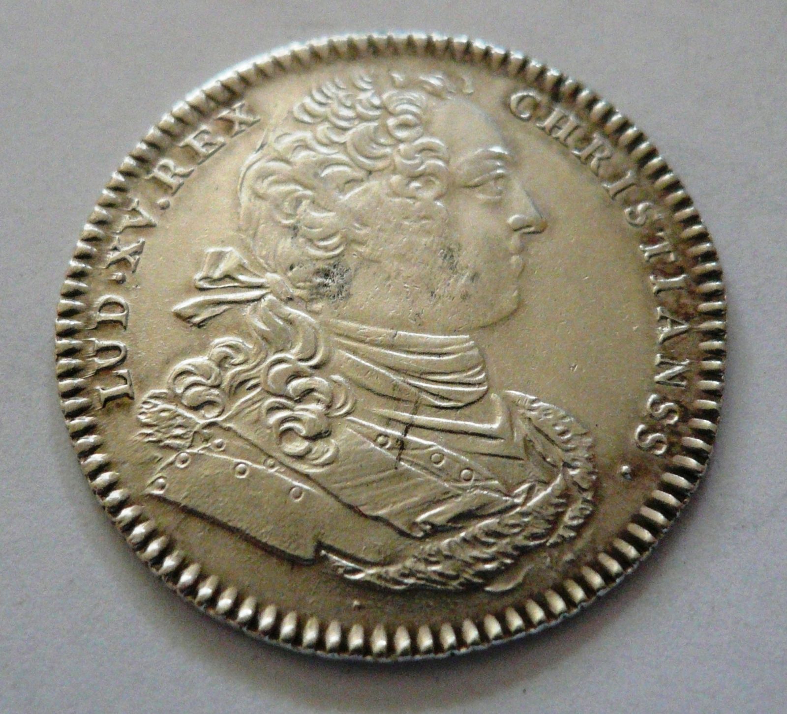 Ag, dělostřelecká medaile, Ludvík XV., Francie