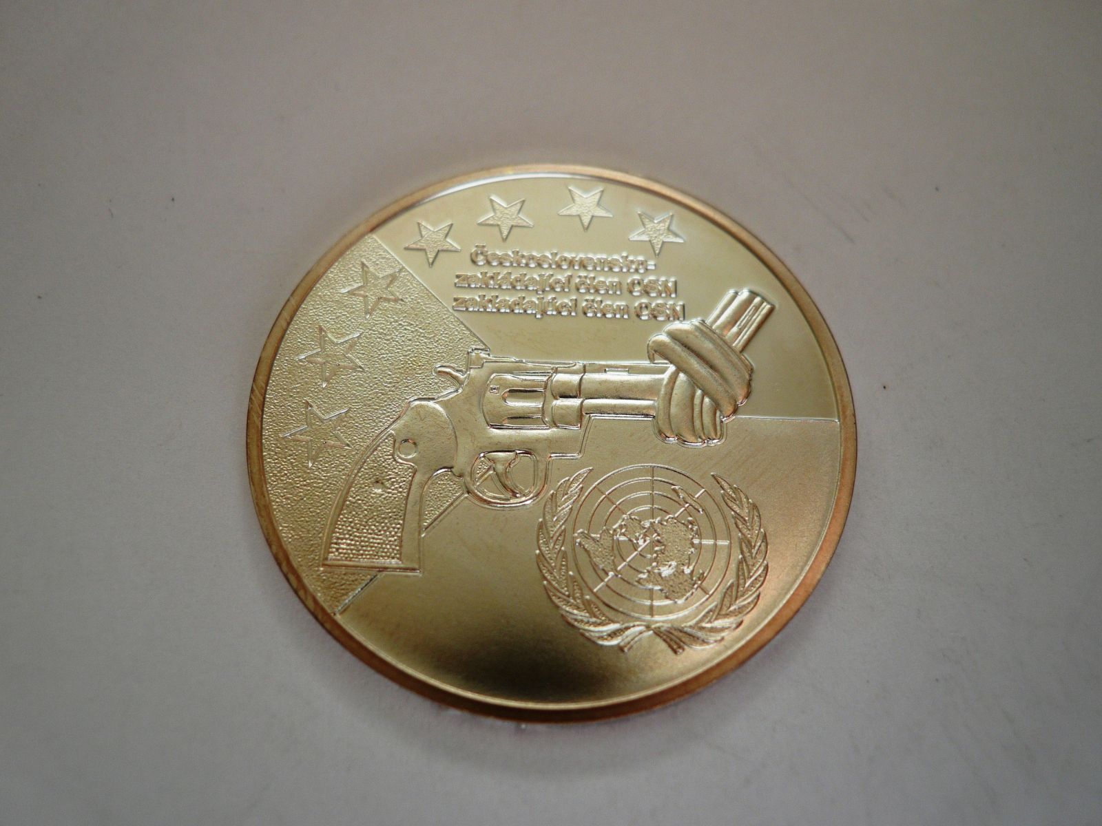 Ag pistolová medaile, OSN, ČR