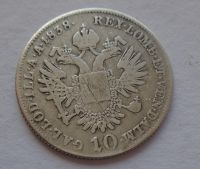 Čechy 10 Krejcar 1838 C Ferdinand V.