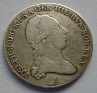 Rakousko 1/2 Tolar 1789 A Josef II. měl ouško