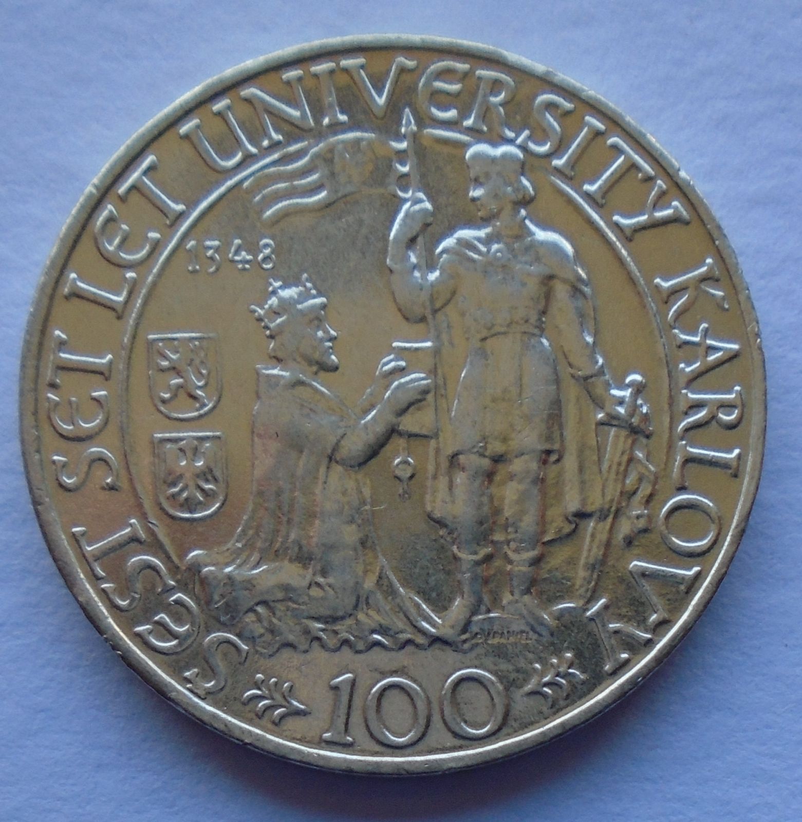 ČSR 100 Kč Univezita 1948