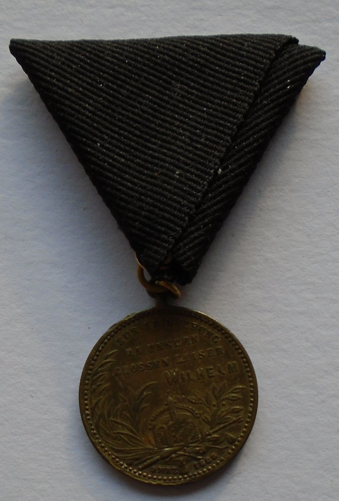 Prusko úmrtní medaile 1888 Vilém I.
