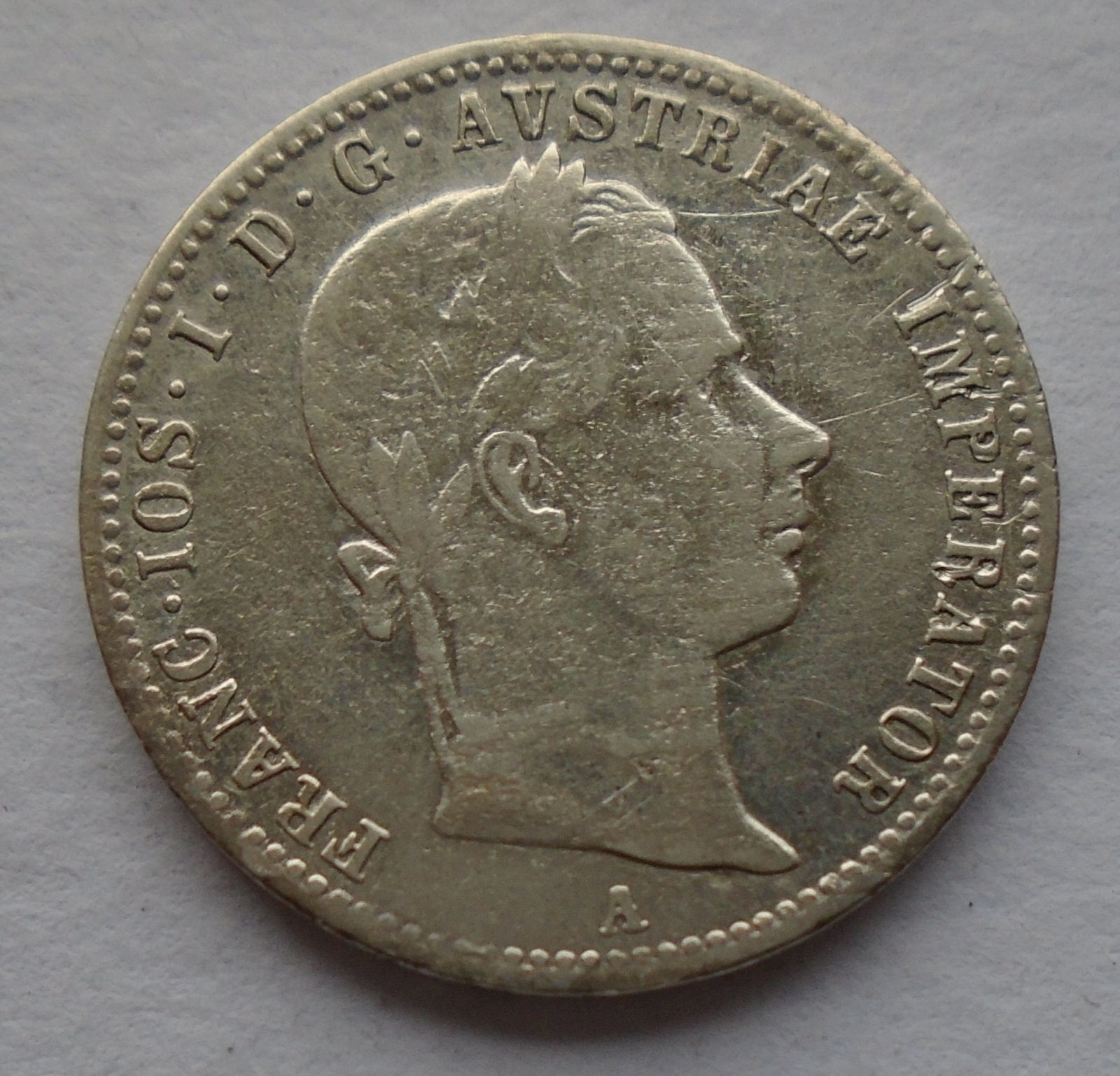 Rakousko 1/4 Zlatník 1857 A