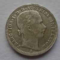 Rakousko 1/4 Zlatník 1862 B měl ouško