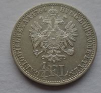 Rakousko 1/4 Zlatník 1864 A STAV