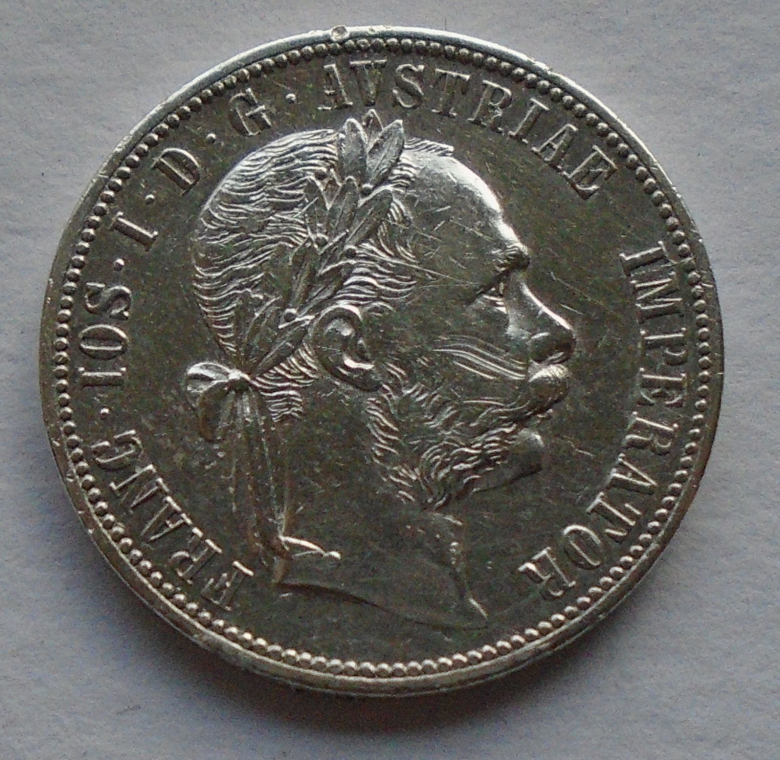 Rakousko 1 Fl - zlatník 1879