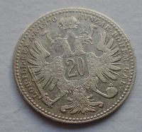 Rakousko 20 Krejcar 1870