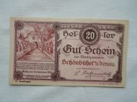 20 Heller, Gutschein, 1920 růžová, Rakousko