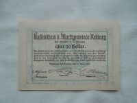 20 Heller, Kassenschein 1920 Rakousko