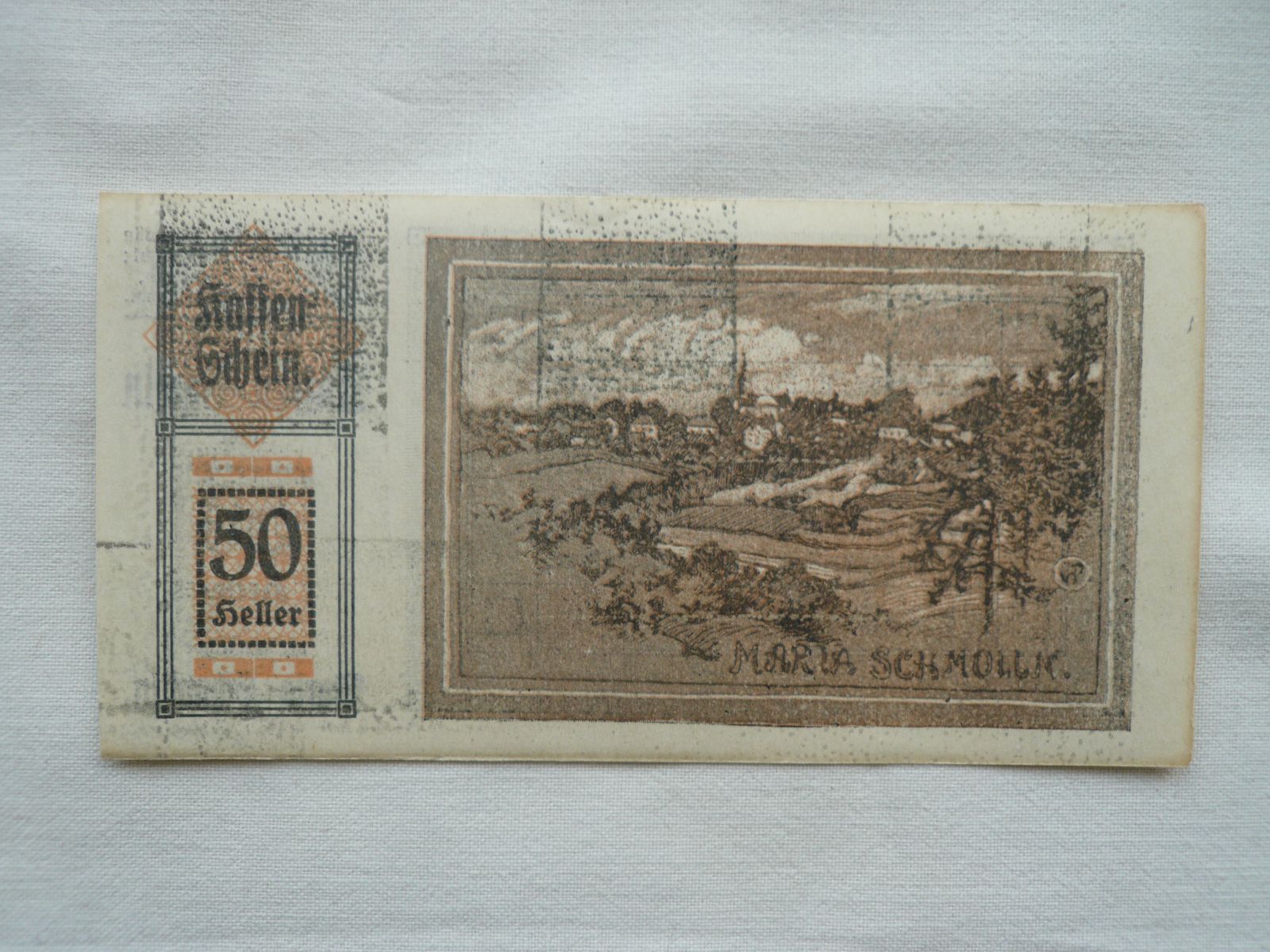 50 Heller, Maria Schmolk, Rakousko