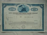 akcie CITY INVESTING MORTGAGE GROOP, USA