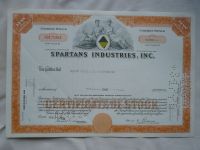 akcie SPARTANS INDUSTRIES.INC., USA