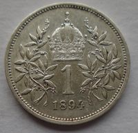Rakousko 1 Koruna 1894 pěkná