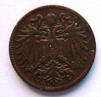 Rakousko 2 Haléř 1893