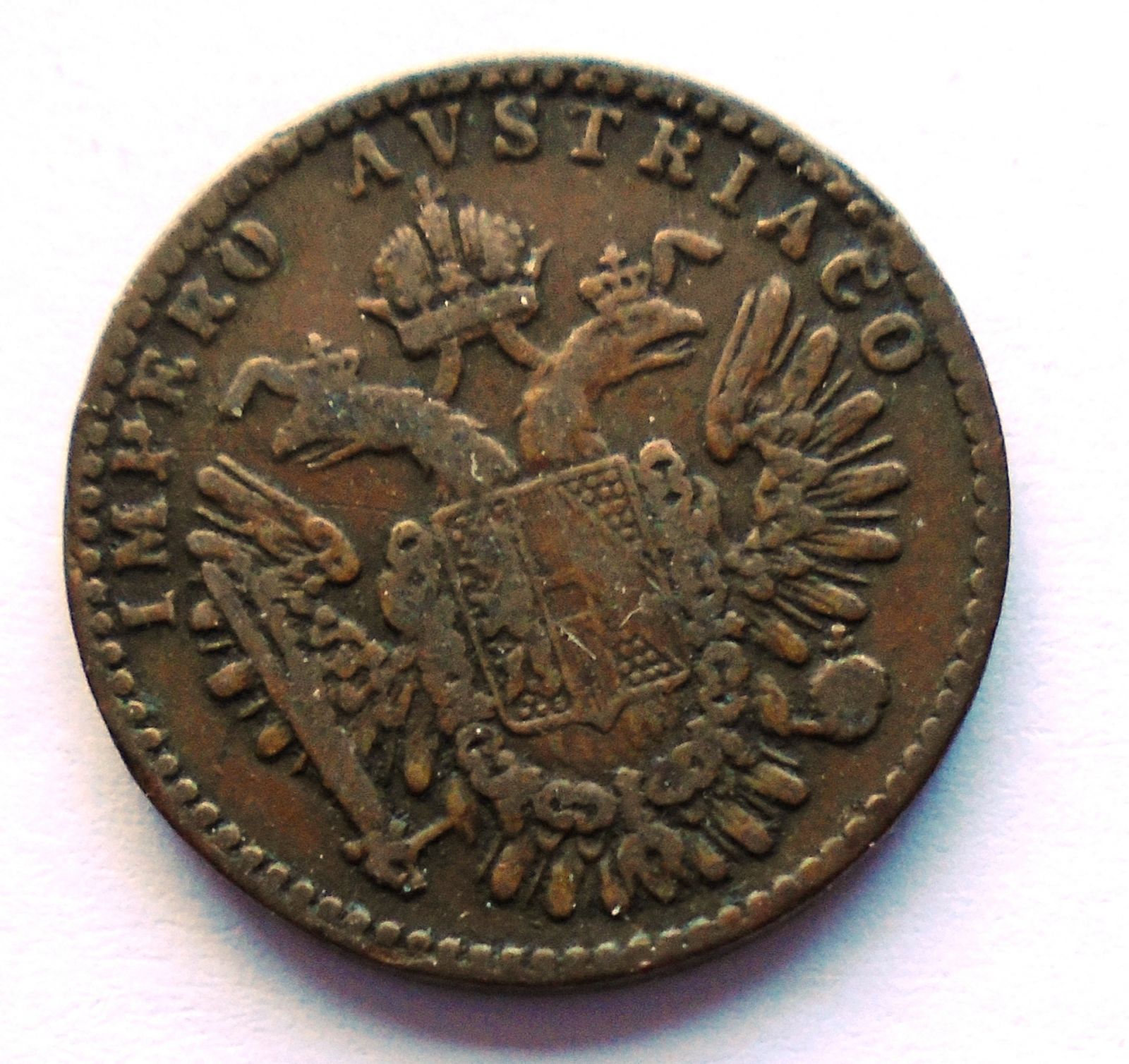 Rakousko 3 Centesimi 1852 M